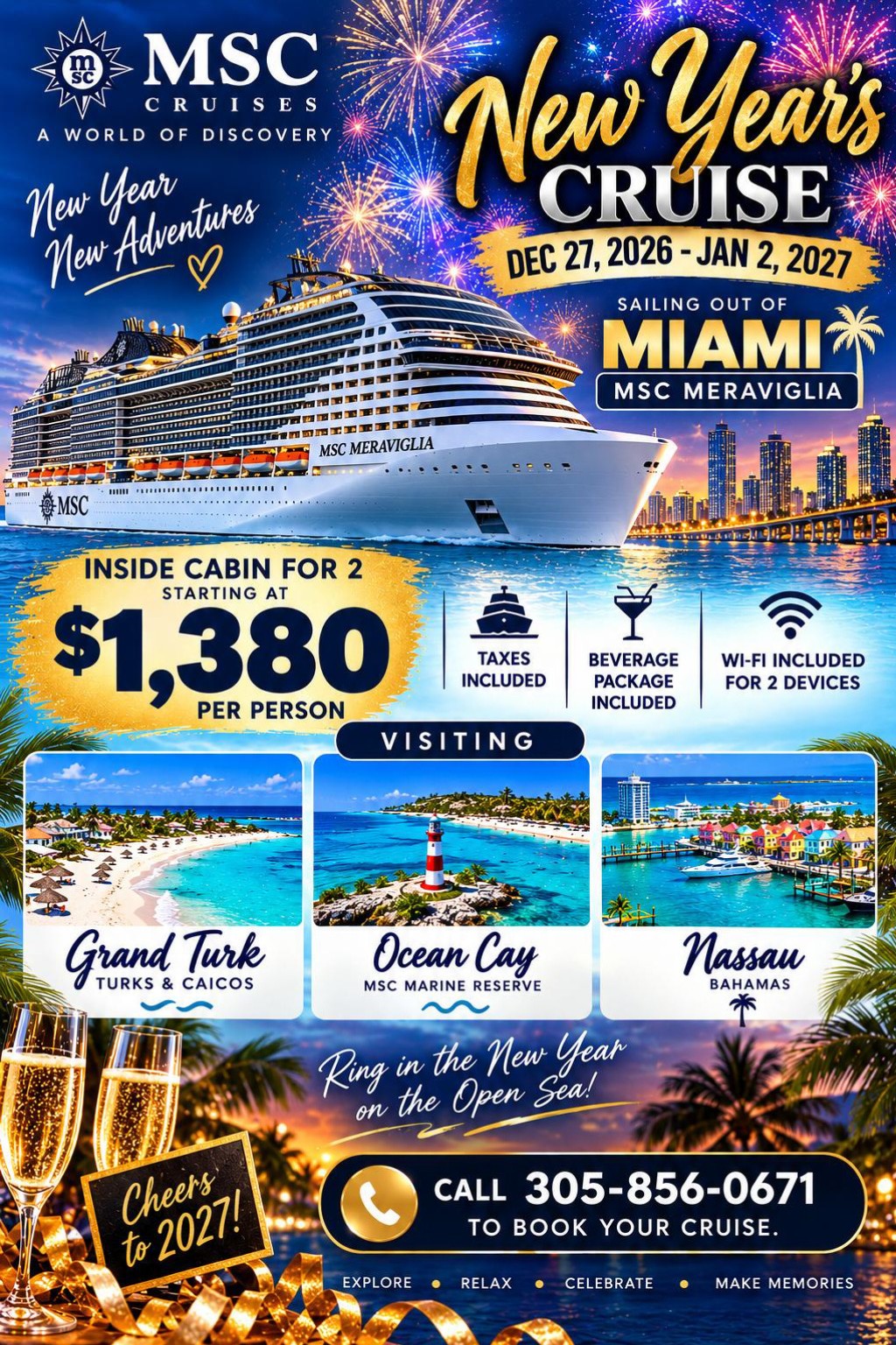 New Year, New Adventures! Book Your Cruise from Miami