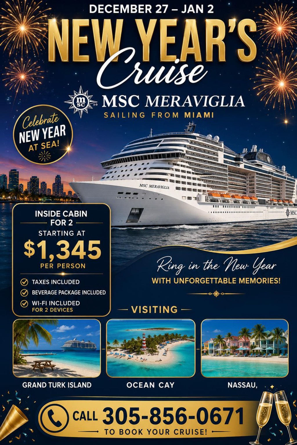 New Year, New Adventures! Book Your Cruise from Miami