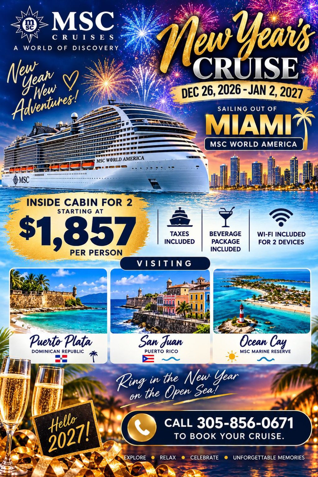 Celebrate New Year’s Eve in the Caribbean!